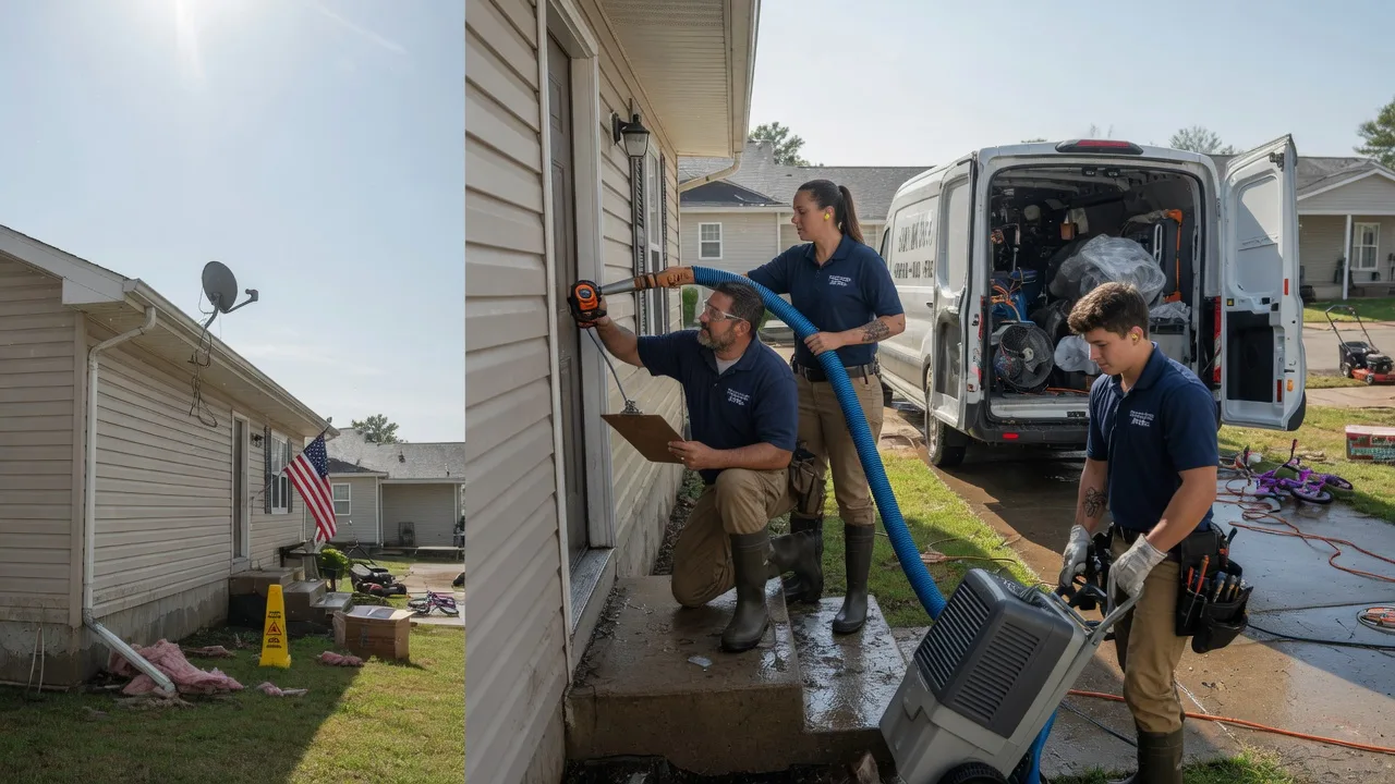 Ceiling Water Damage Restoration in South Shore, KY near me